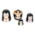 small foot Matrjoschka-Familie von Pinguinen
