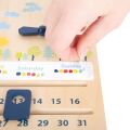 small foot Didaktischer Kalender mit Uhr