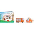 small foot Hölzernes Buch Feuerwehrleute