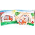 small foot Hölzernes Buch Feuerwehrleute