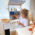 small foot Verkaufsstand aus Holz Fresh
