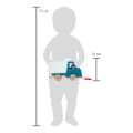small foot Kipplaster zieht Auto