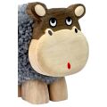 2Kids Toys Holzfigur XL mit Pompon Nilpferd