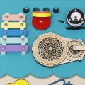 2Kids Toys Activity board Haus türkis