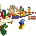 2Kids Toys Holzbausteine bunt 500 Stk