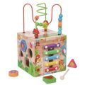2Kids Toys Motorik-Würfel mit Labyrinth Fröhliche Tiere