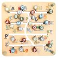 2Kids Toys Doppelseitiges Labyrinth Alphabet & Stadt