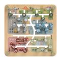2Kids Toys Doppelseitiges Labyrinth Alphabet & Stadt
