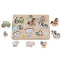 2Kids Toys Setzpuzzle Landleben mit Sound