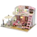 2Kids Toys Miniaturhaus Rosa Haus