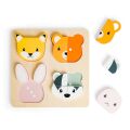 Bigjigs Toys Zählpuzzle Tiere