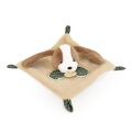 Doudou Plüsch-Schlafunterlage beige-braun Hund 19 cm