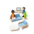 Bigjigs Toys Holzmöbel für ein Puppenhaus-Wohnzimmer