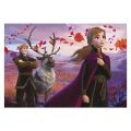 Dino Puzzle Frozen II erwartet 2x77 Teile