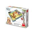 Dino Holzbildwürfel Winnie the Pooh 12 Würfel