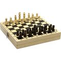 Jeujura Holzschach und -dame in der Schachtel