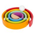 small foot Holzspielzeug Motor Regenbogen