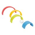 small foot Holzspielzeug Motor Regenbogen