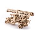 Ugears Mechanisches 3D-Holzpuzzle UGM-11 LKW mit Feuerleiter