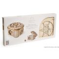 Ugears Mechanisches 3D-Holzpuzzle Schmuckkästchen