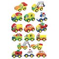 L-W Toys Junior Blocks Cars 62 Teile