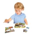 Bino Holzpuzzle in einer Box Tiere