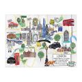 Galison Puzzle Karte von London 1000 Teile