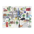 Galison Puzzle Karte von London 1000 Teile