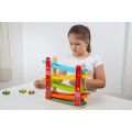 Bigjigs Toys Hölzerne Autorennbahn