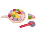 Bigjigs Toys Hölzerne Pizzaschneidemaschine