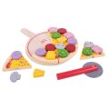 Bigjigs Toys Hölzerne Pizzaschneidemaschine