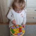 Bigjigs Toys Hölzerne Pizzaschneidemaschine
