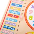Bigjigs Toys Kalender mit Uhr
