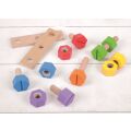 Bigjigs Toys Hölzerne Verschlüsse in einer Schachtel