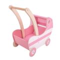 Bigjigs Toys Hölzerner Kinderwagen für Puppen