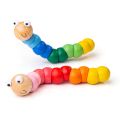 Bigjigs Toys Hölzerner bunter Wurm 1 Stück