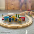 Bigjigs Rail Hölzerne Eisenbahnschiene Figur acht
