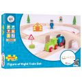 Bigjigs Rail Hölzerne Eisenbahnschiene Figur acht