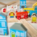 Bigjigs Rail Holzeisenbahngleis Stadt und Dorf 91 Teile
