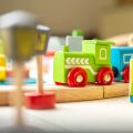 Bigjigs Rail Holzeisenbahngleis Stadt und Dorf 91 Teile