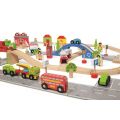 Bigjigs Rail Zug und Autoschiene
