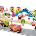Bigjigs Rail Zug und Autoschiene