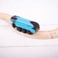Bigjigs Rail Elektrische Lokomotive Mallard Blau