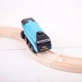 Bigjigs Rail Elektrische Lokomotive Mallard Blau