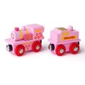 Bigjigs Rail Pink Lokomotive mit Tender