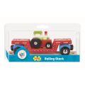 Bigjigs Rail Wagon mit Traktor + 2 Gleise