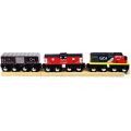 Bigjigs Rail CN-Güterzug + Gleise