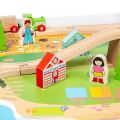 Bigjigs Rail Eisenbahnschiene und Tisch aus Holz