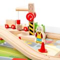 Bigjigs Rail Eisenbahnschiene und Tisch aus Holz