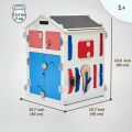 BusyKids Aktivitätsbrett Kleines Haus weiß